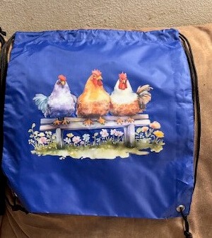 Byerly6 blue drawstring bag