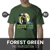 Mountain Readiness Premium Cotton Tee FOREST GREEN